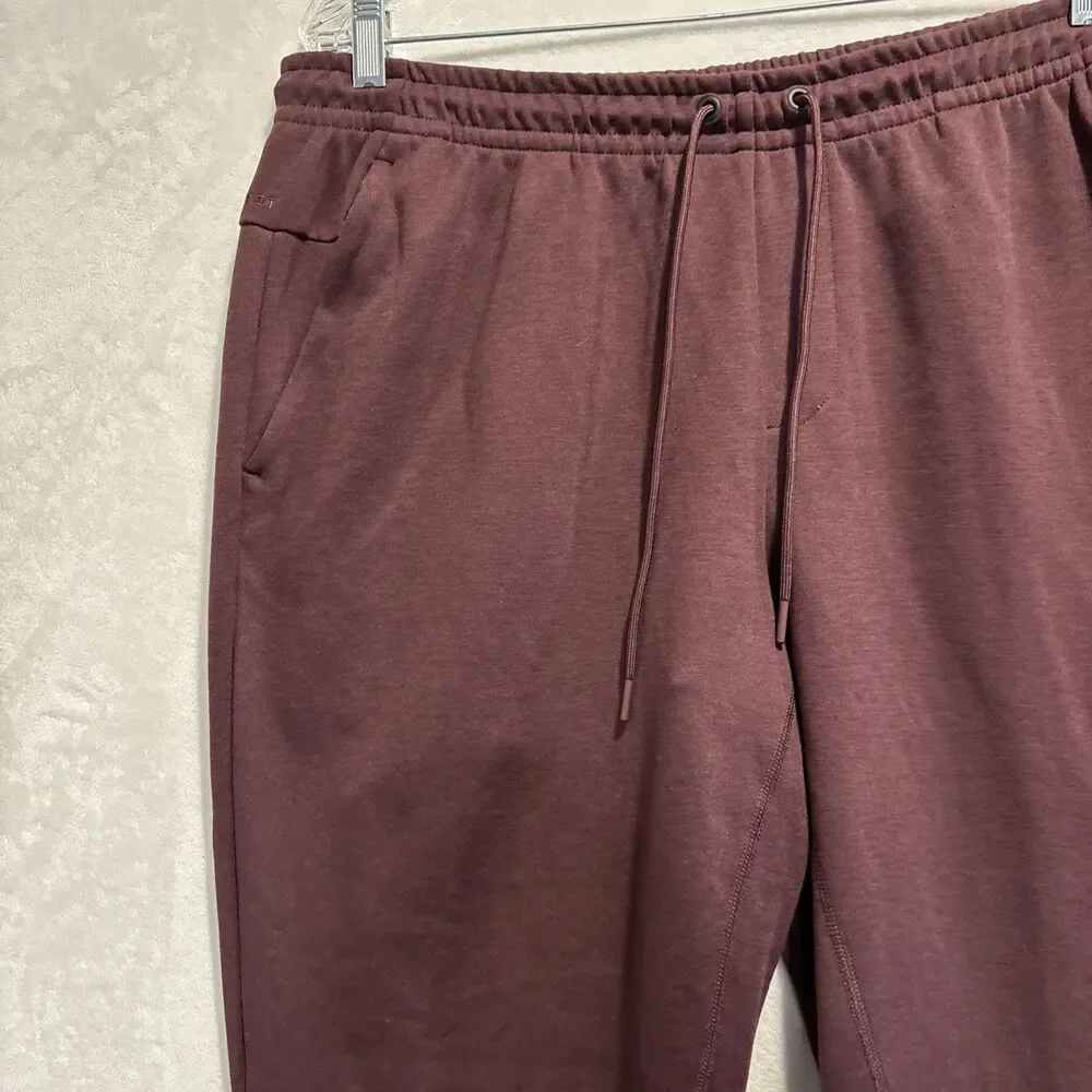 Nike Dri-FIT Primary Fleece UV Performance Joggers Men's Large Burgundy Crush